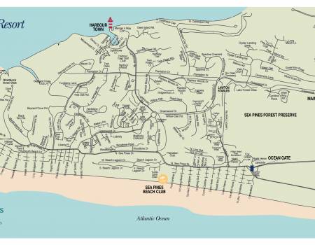 Sea Pines Map Hilton Head Island